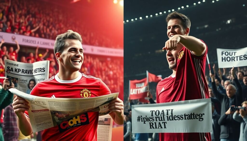 Narrativas de héroes y villanos: cómo los medios moldean la moral del fútbol - иллюстрация