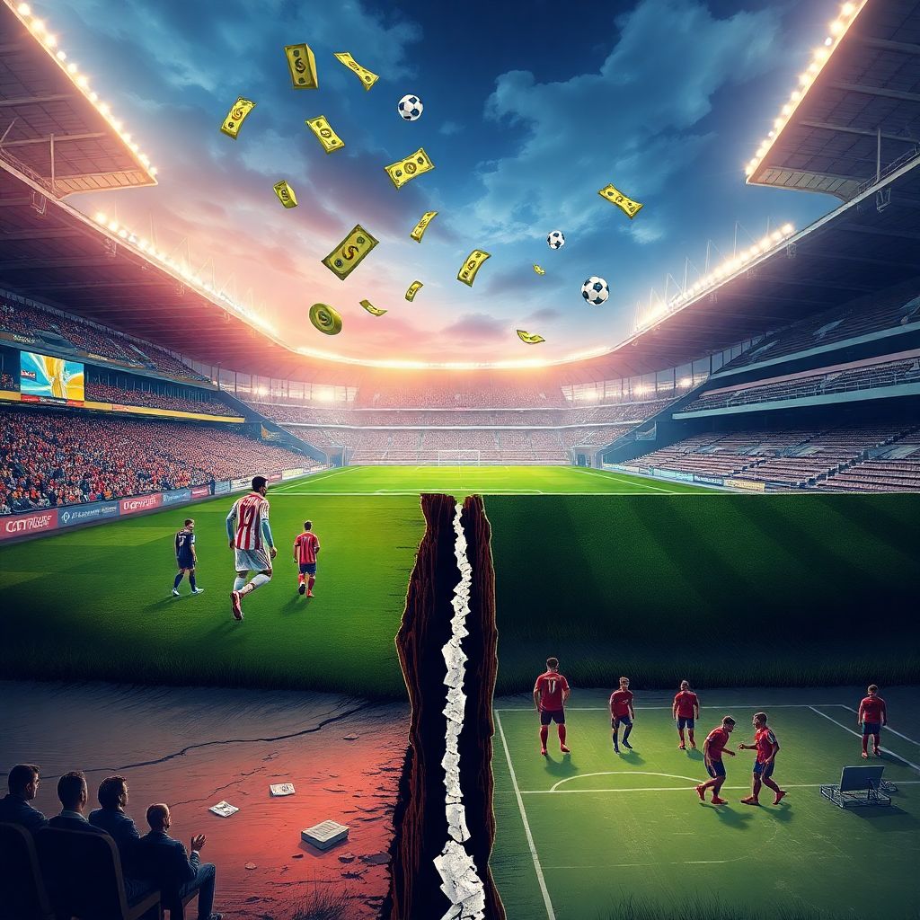 Football inequality and the economic gap between leagues, clubs and players
