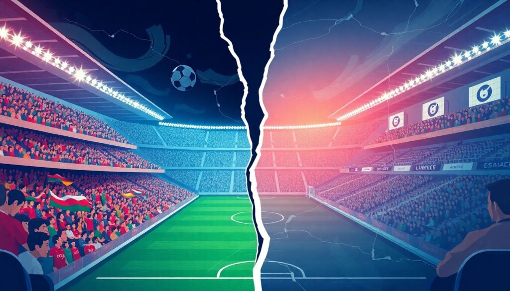 La mercantilización del fútbol: ¿en qué momento el juego se convirtió en negocio? - иллюстрация