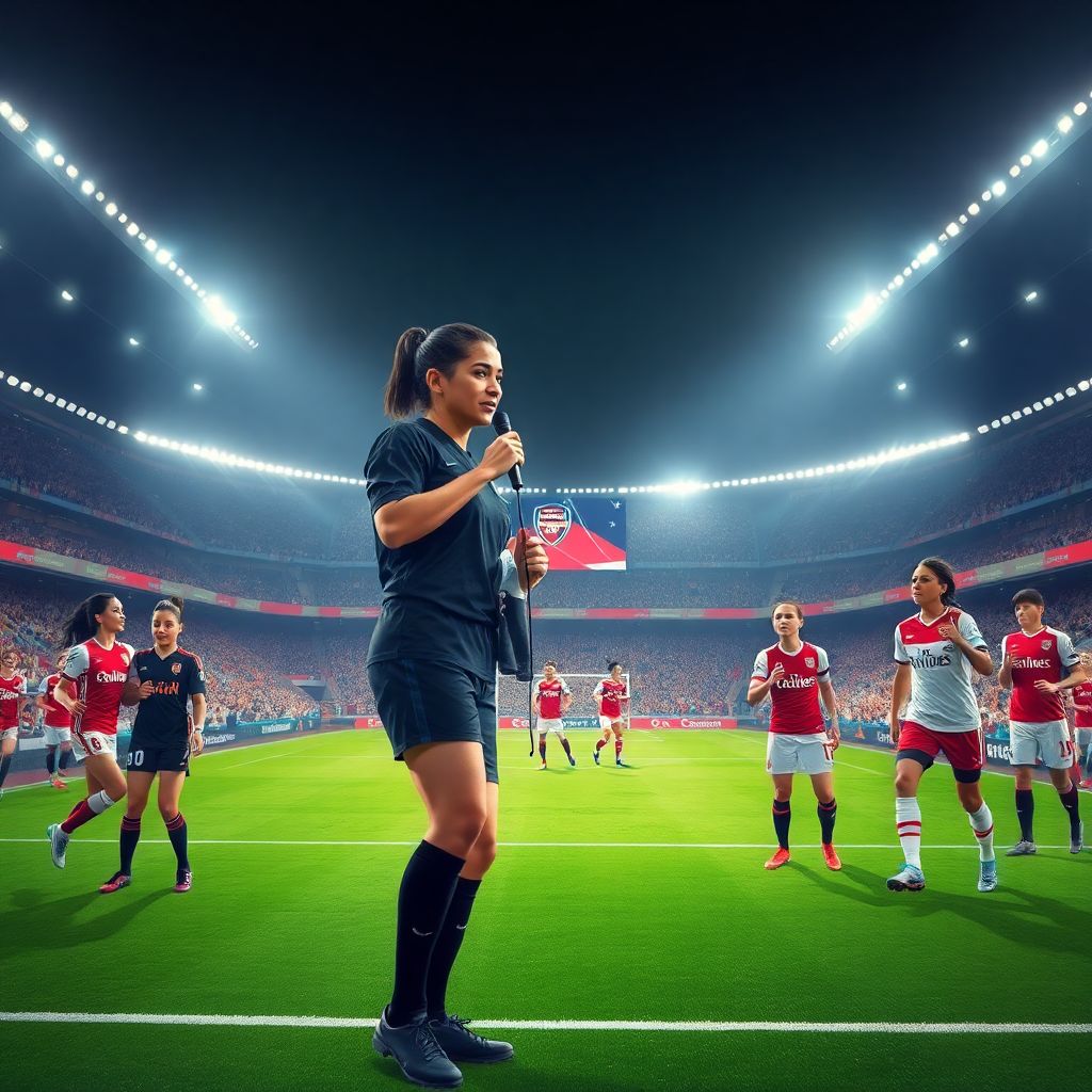 Katia itzel garcía dirige la final arsenal vs corinthians con arbitraje mexicano