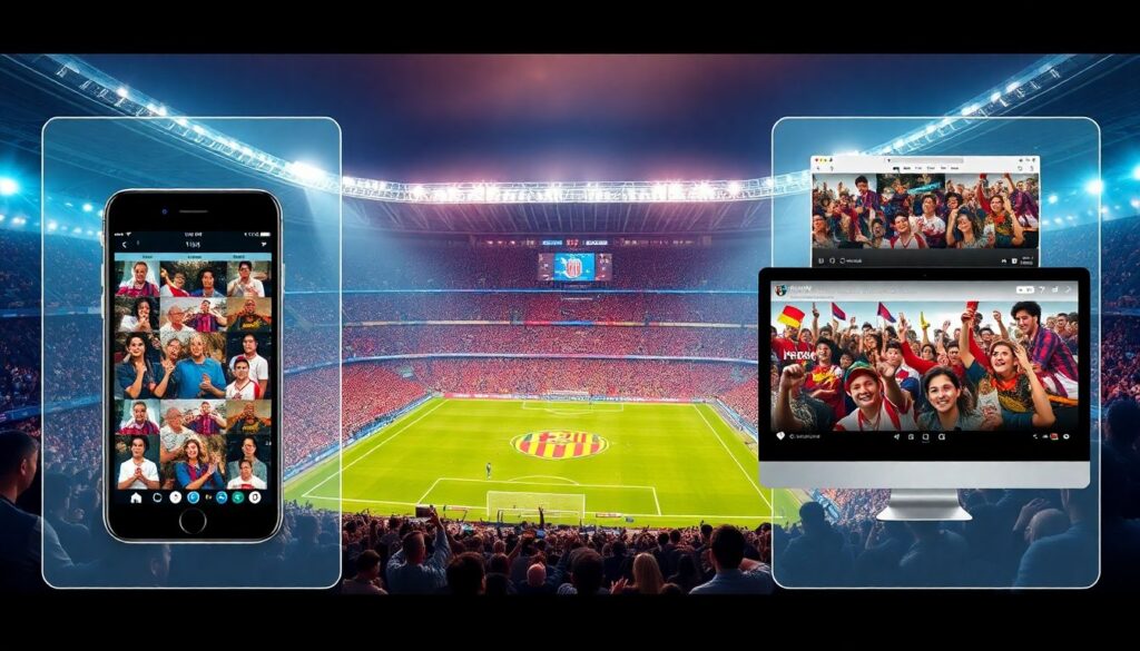 Historia de las hinchadas: de ritual comunitario a producto televisivo - иллюстрация