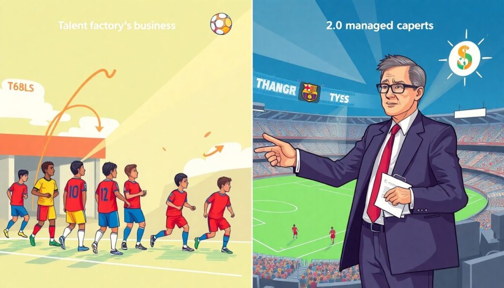 La mercantilización del talento: ¿son los futbolistas trabajadores, artistas o activos financieros? - иллюстрация