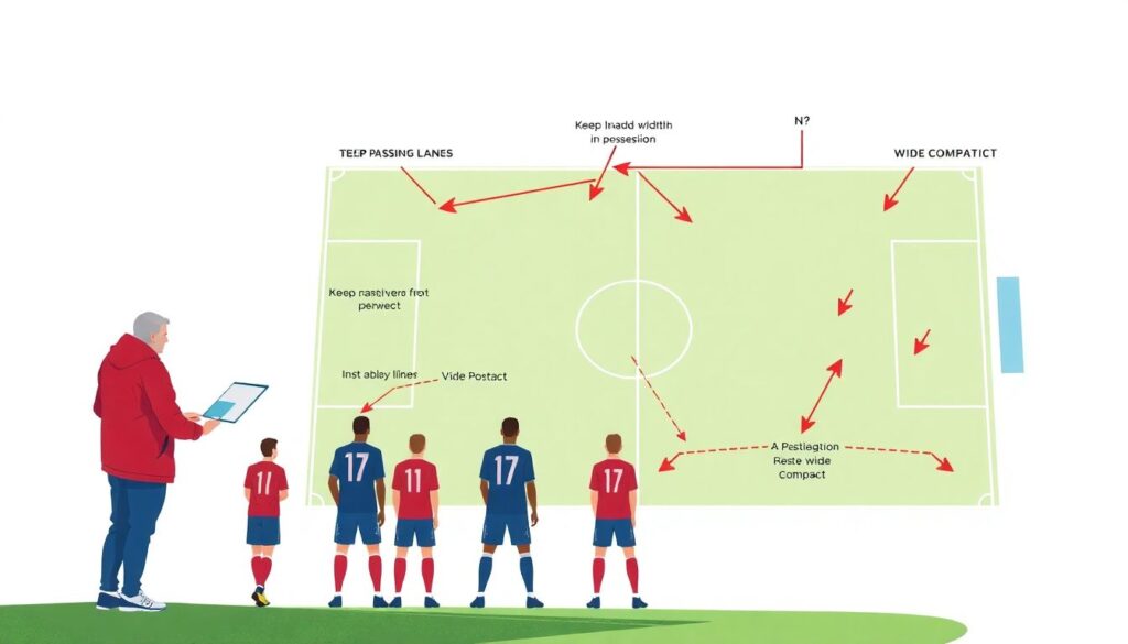 La evolución táctica desde el WM al fútbol de posiciones: historia de una idea - иллюстрация