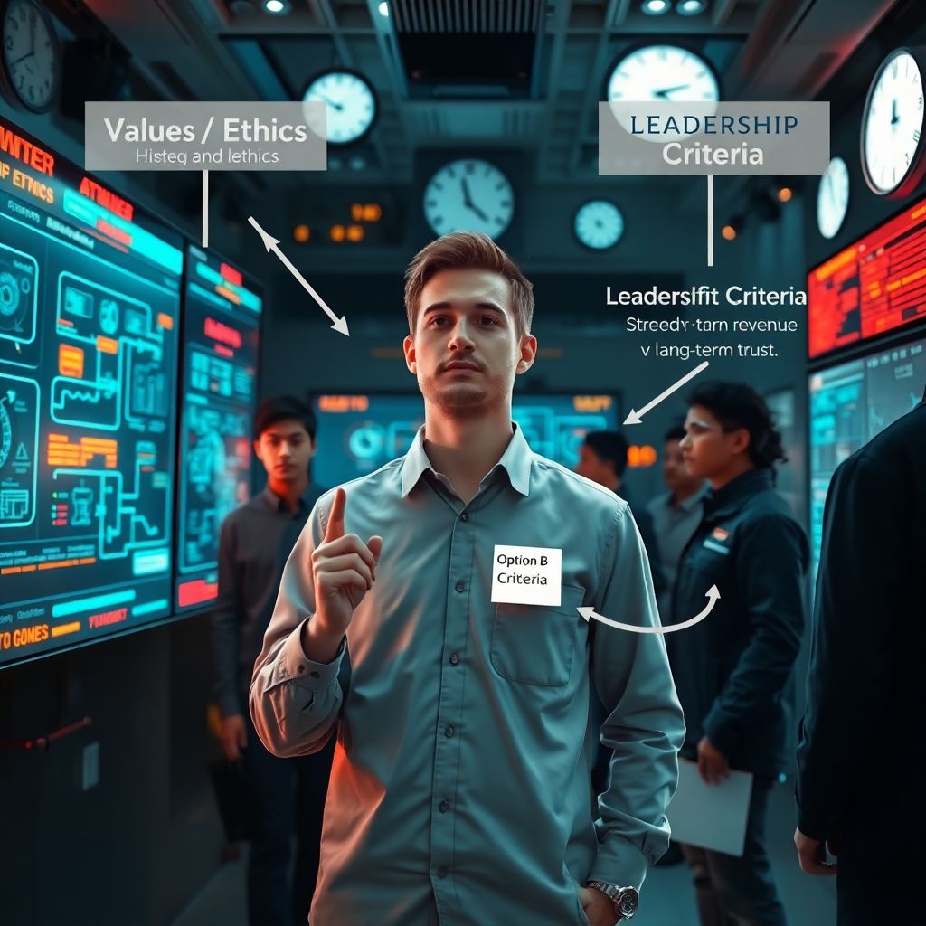 The technician as practical philosopher in leadership, ethics and decisions under pressure