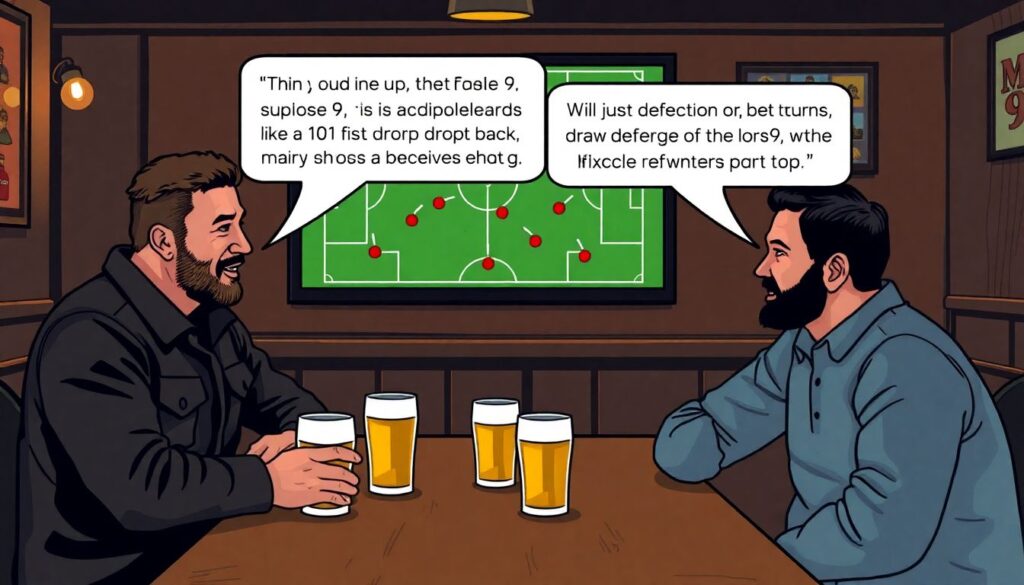 El “9” clásico, el falso 9 y el delantero líquido: transformaciones de un rol histórico - иллюстрация