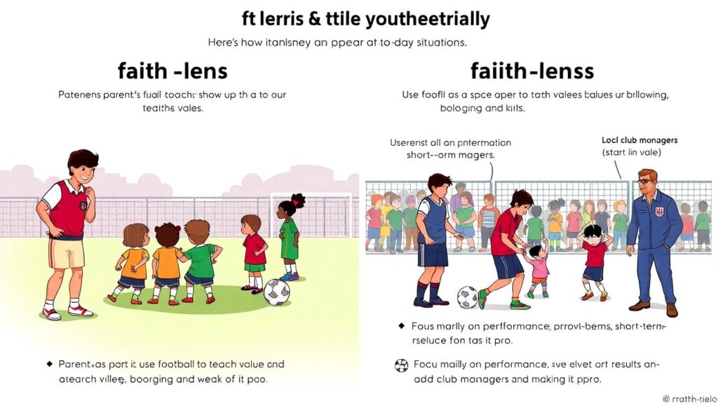 El fútbol como religión secular: ¿fe colectiva o simple entretenimiento de masas? - иллюстрация