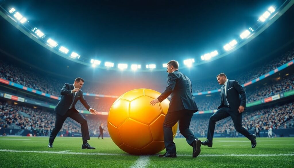 La mercantilización del fútbol: ¿en qué momento dejó de ser un juego para convertirse en un producto? - иллюстрация