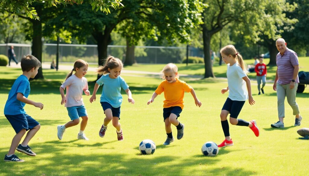 Fútbol e infancia: cómo el juego moldea la imaginación, la amistad y la noción de justicia - иллюстрация