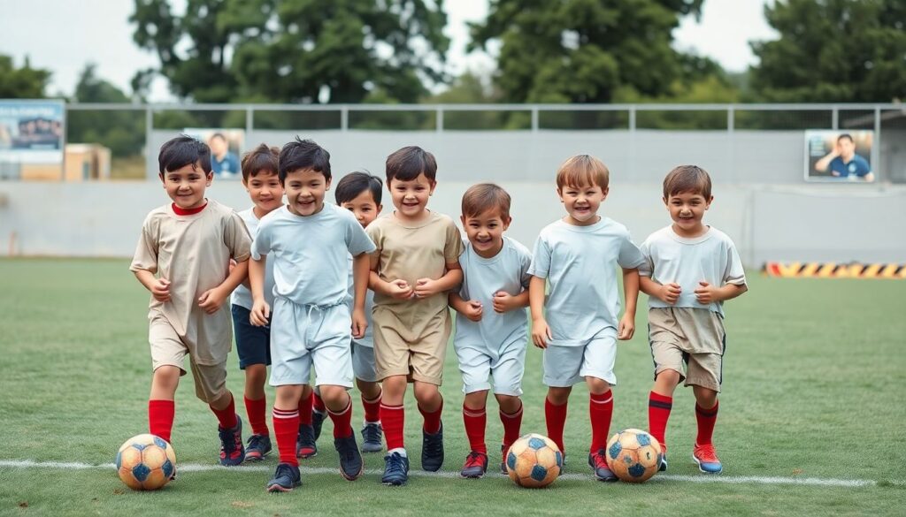 Fútbol e infancia: cómo el juego moldea la imaginación, la amistad y la noción de justicia - иллюстрация