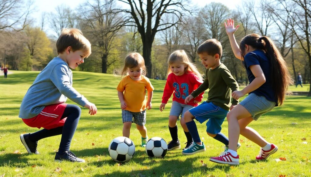 Fútbol e infancia: cómo el juego moldea la imaginación, la amistad y la noción de justicia - иллюстрация
