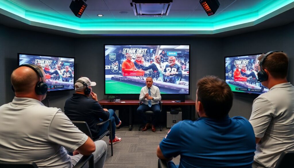 Cómo la televisión y las redes sociales han reescrito la narrativa del partido de fútbol - иллюстрация