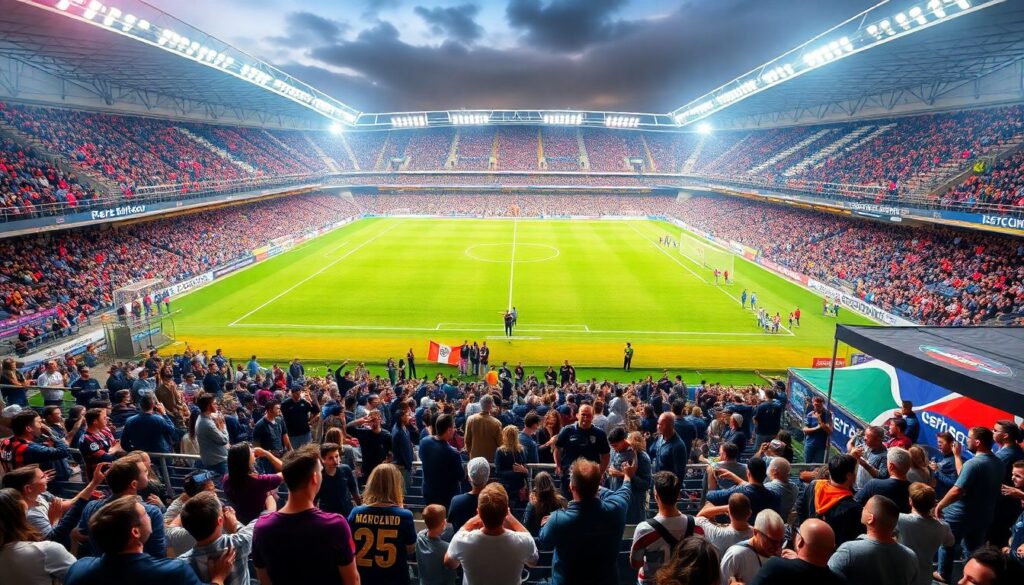 El papel del hincha: identidad, pertenencia y rituales en las gradas del fútbol contemporáneo - иллюстрация