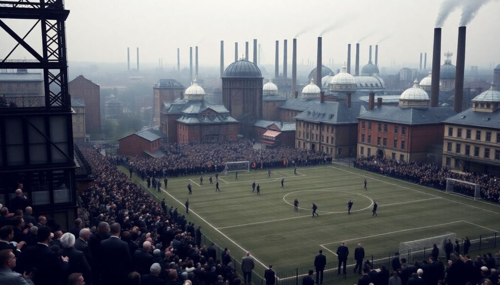 Fútbol y clase social: quién juega, quién mira y quién se enriquece - иллюстрация