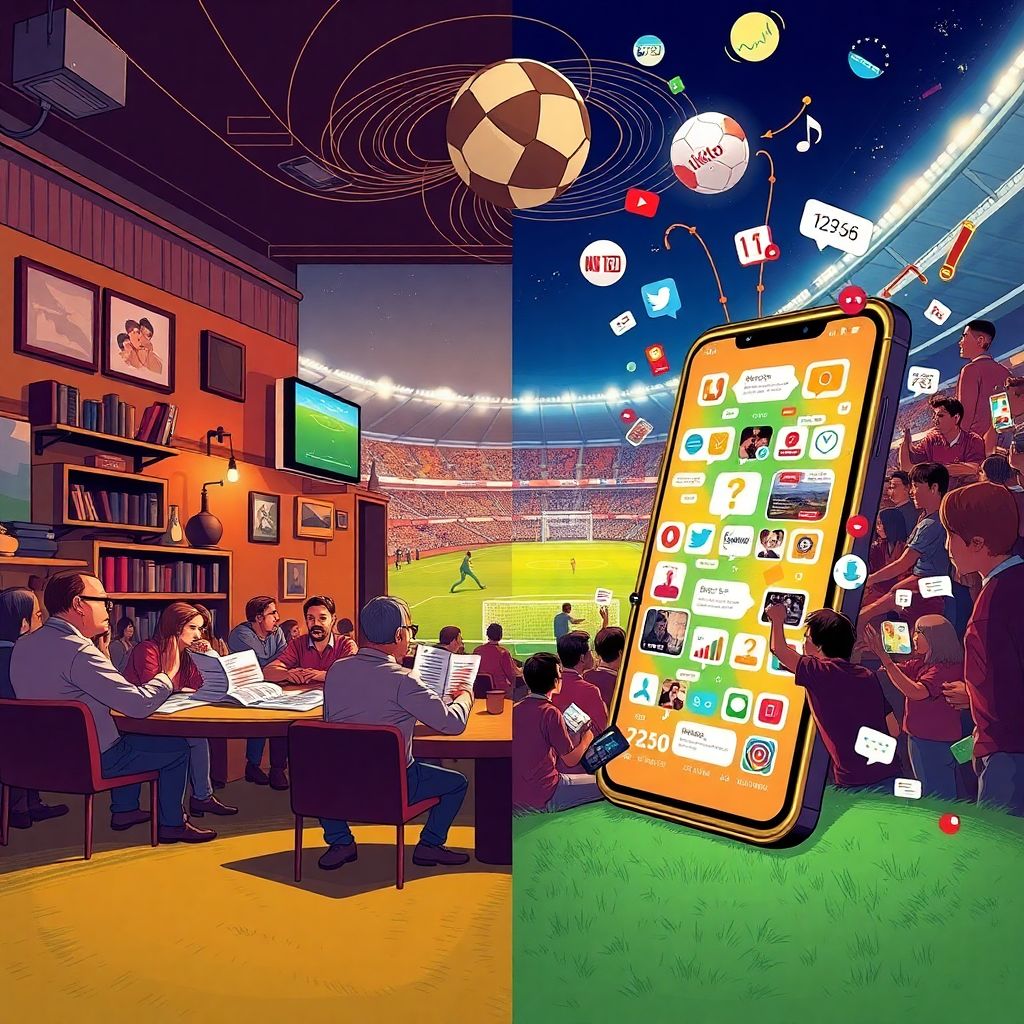 Social media, sports journalism and manipulation of the football narrative