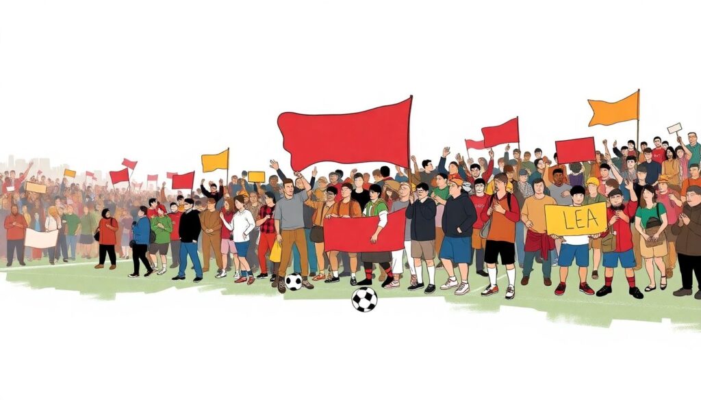 Cómo el fútbol refleja las tensiones de clase en la sociedad contemporánea - иллюстрация