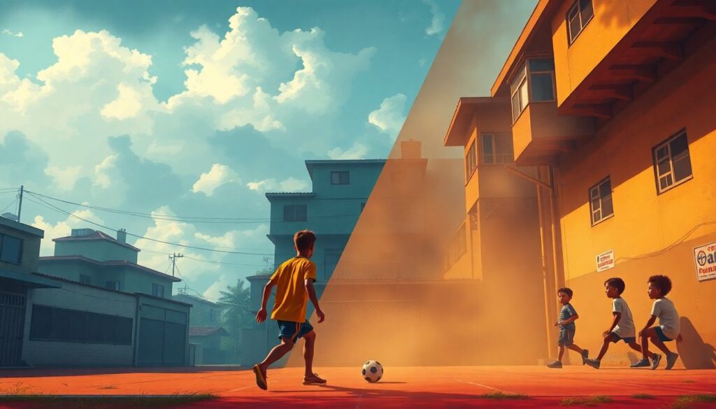 Del potrero al marketing digital: pérdida de identidad en el fútbol globalizado - иллюстрация