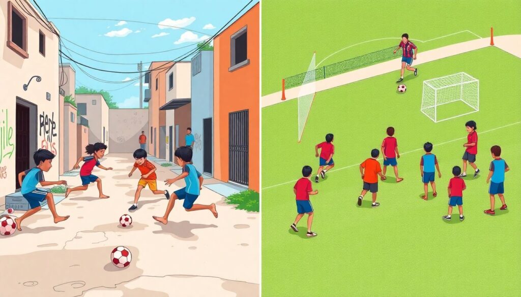 La infancia y el balón: por qué el fútbol es la primera escuela de ética para muchos niños - иллюстрация
