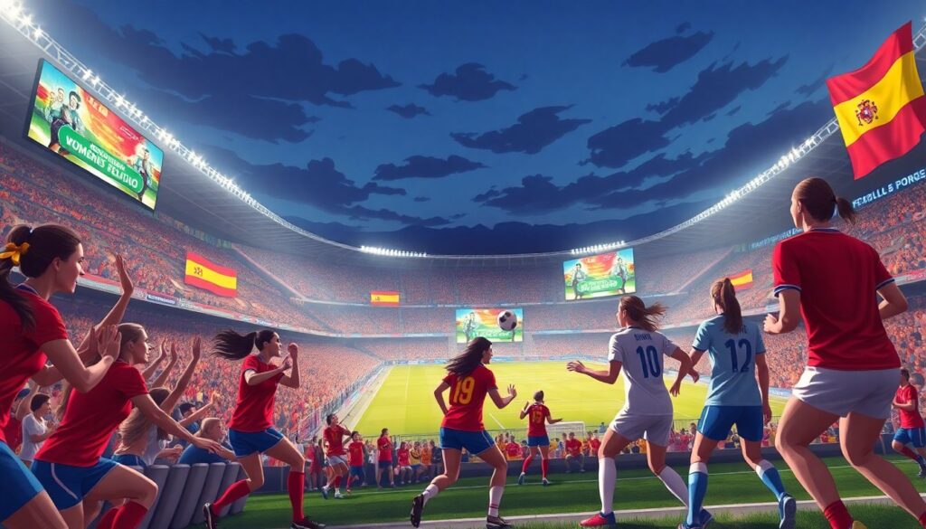 Fútbol femenino: lucha por el reconocimiento en un deporte históricamente patriarcal - иллюстрация