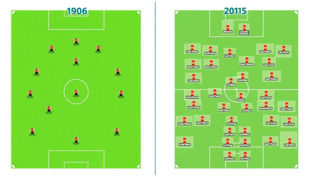 La influencia de la televisión en la transformación táctica del fútbol - иллюстрация