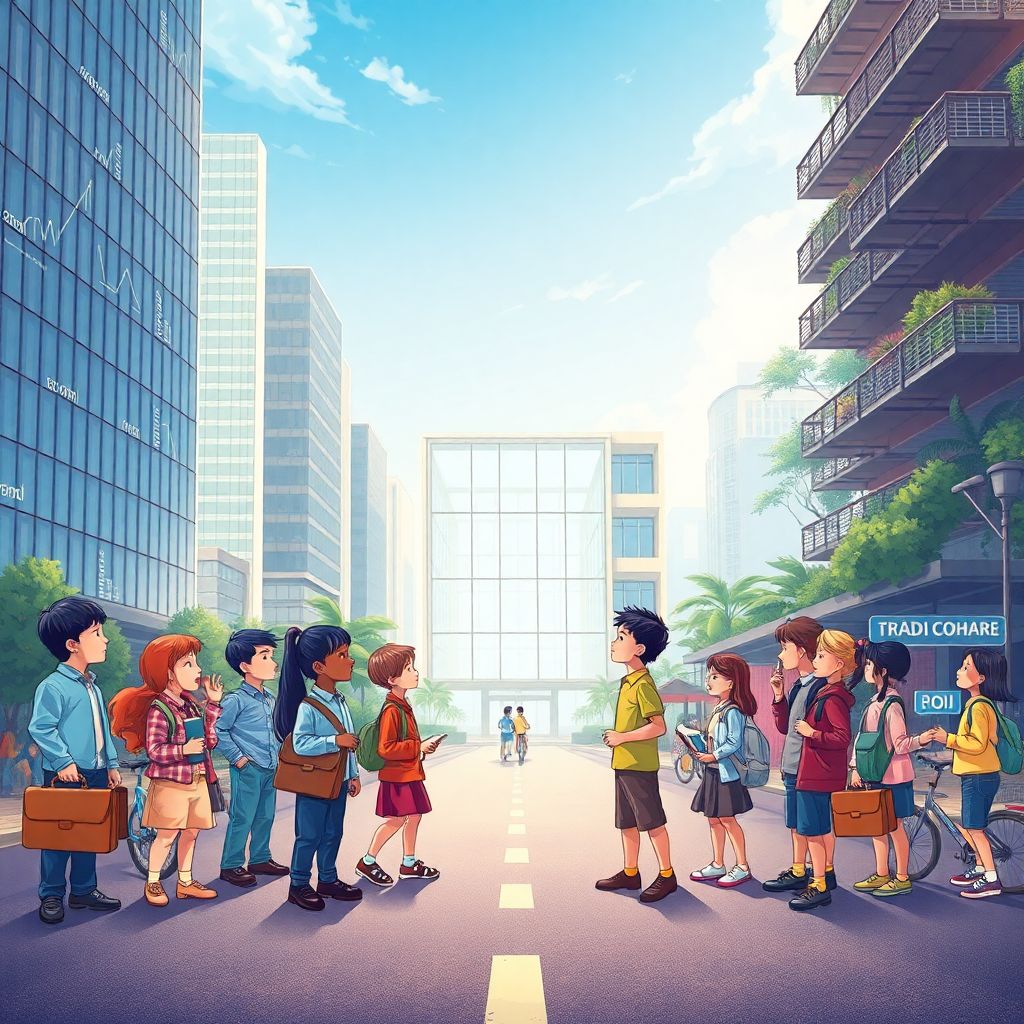 Children, academies and global business: educate people or create market assets?