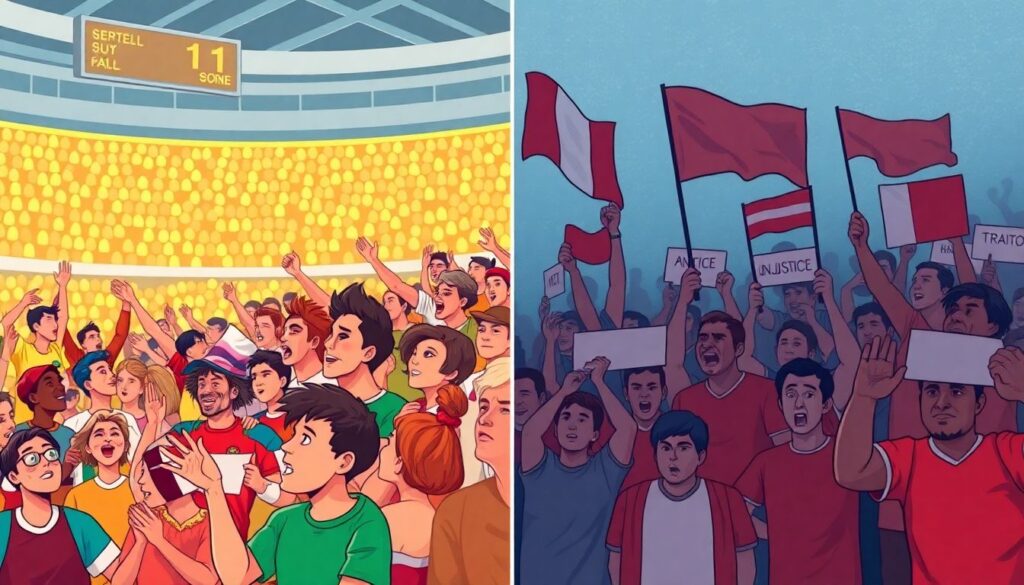 Fútbol y nación: apropiaciones políticas del éxito deportivo y el riesgo del nacionalismo en las canchas - иллюстрация