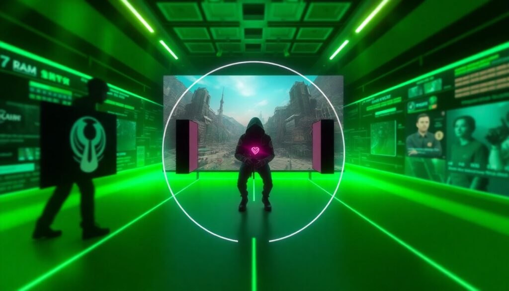 Narrativas mediáticas: creación de héroes, villanos y mitos en el fútbol televisado - иллюстрация