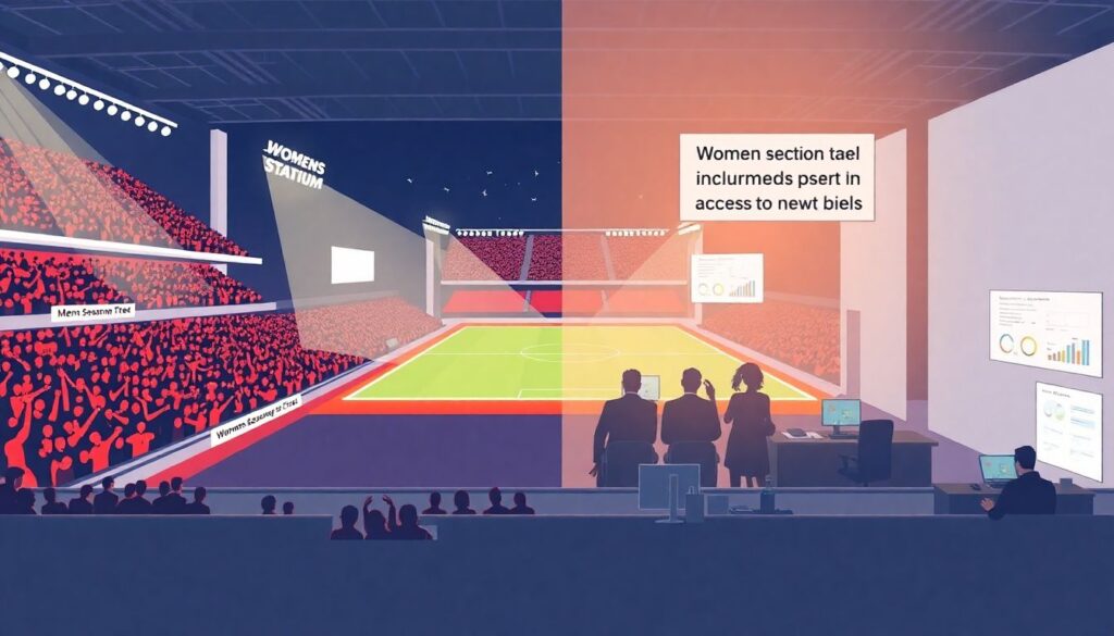 Fútbol femenino: lucha por el reconocimiento, equidad y cambio cultural - иллюстрация