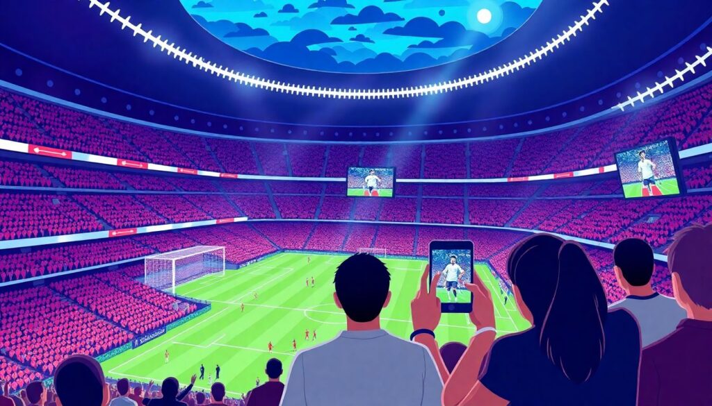 La tensión entre pasión y negocio: cómo la comercialización está transformando la identidad del fútbol - иллюстрация