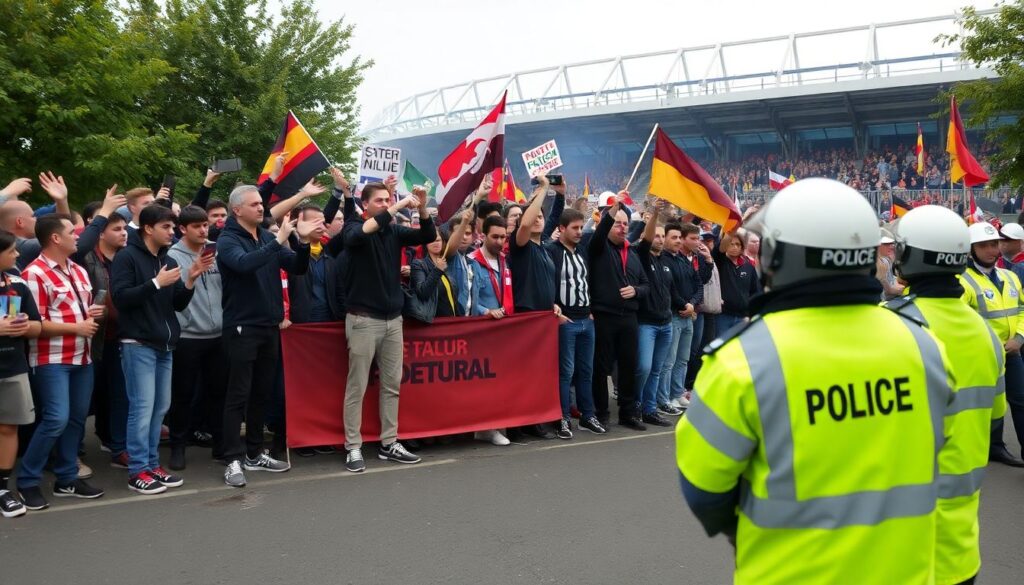 Ultras, barras y tifos: expresión política y cultural en las gradas del fútbol moderno - иллюстрация