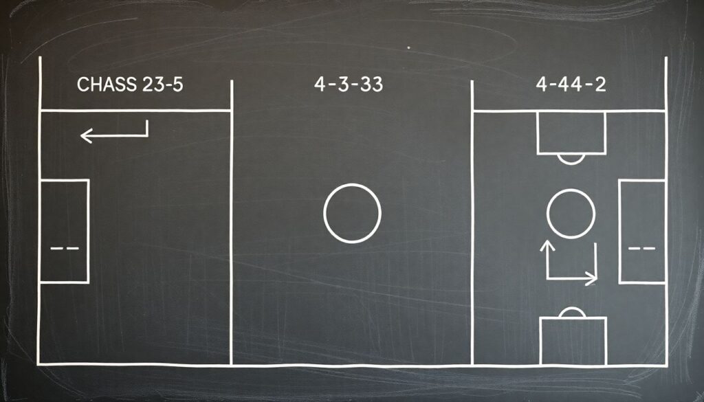 La evolución histórica de las formaciones: del 2-3-5 al falso nueve - иллюстрация