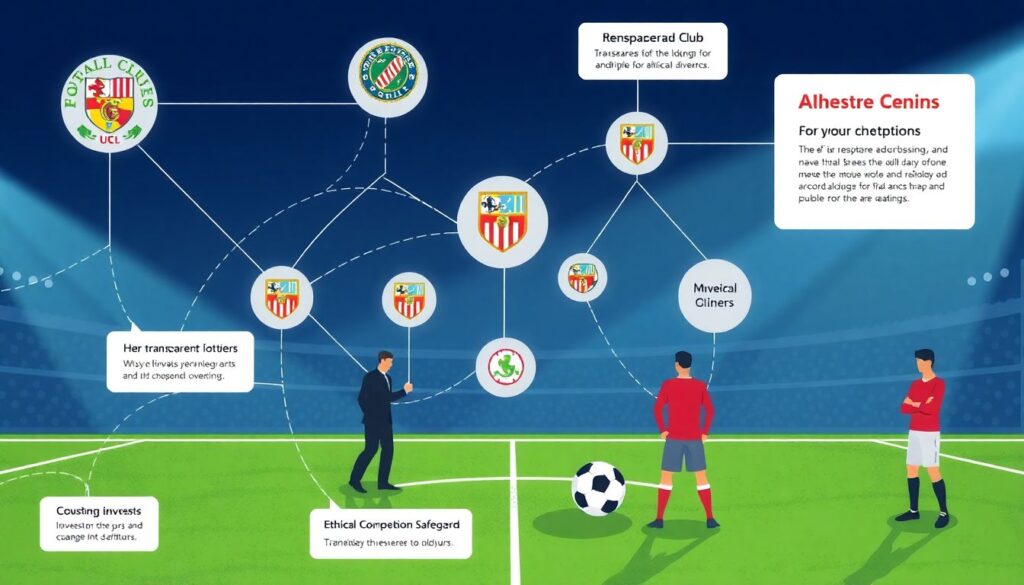 ¿Puede el fútbol seguir siendo popular en un mercado dominado por gigantes financieros? - иллюстрация