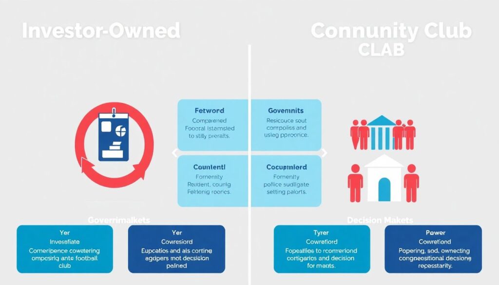 Clubes-empresa vs clubes-comunidad: modelos de gobernanza y su impacto en el hincha - иллюстрация