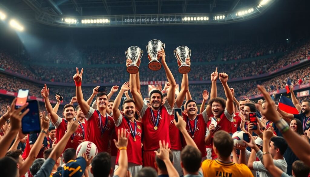 ¿Es el fútbol todavía un deporte o ya solo un producto de entretenimiento global? - иллюстрация