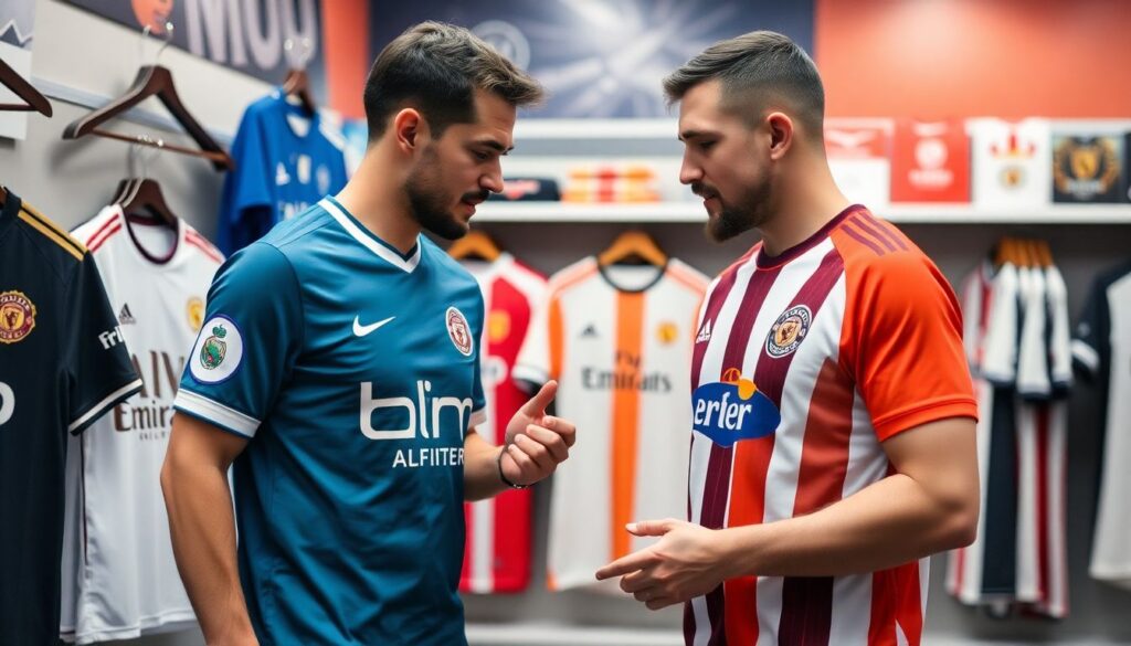 Fútbol y globalización: camisetas en todo el mundo, pero pérdida de identidad local - иллюстрация