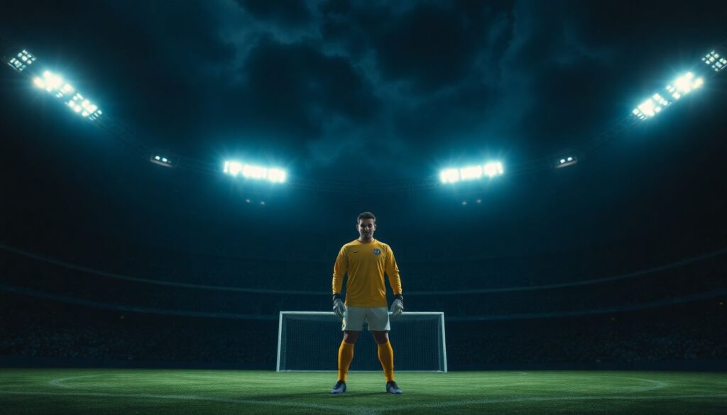 El rol filosófico del portero: soledad, responsabilidad y el miedo al error definitivo - иллюстрация