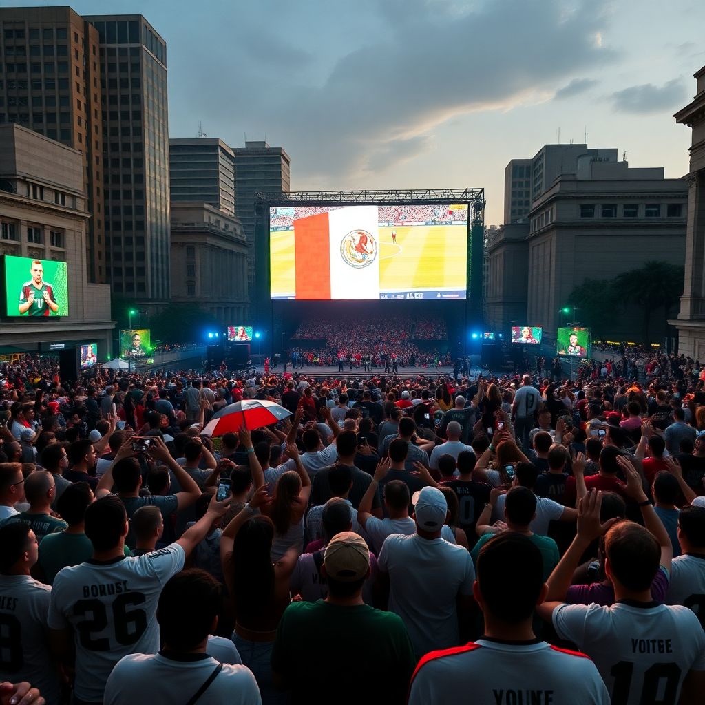 Cdmx: partidos del mundial 2026 gratis en el zócalo con megapantalla y fan fest