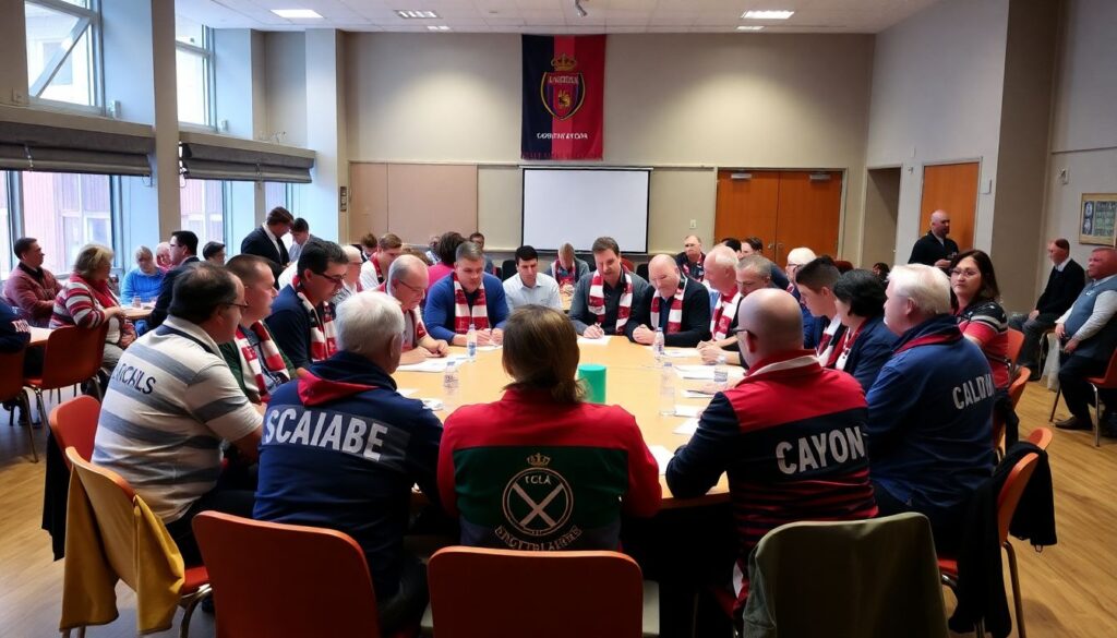 Clubes-empresa vs clubes-comunidad: choque de modelos en el fútbol moderno - иллюстрация