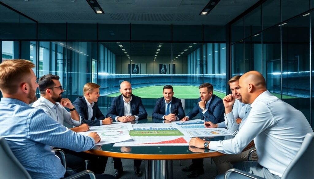 Clubes-empresa vs clubes-comunidad: choque de modelos en el fútbol moderno - иллюстрация