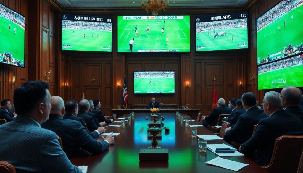 Fútbol y política: cuando el juego se convierte en herramienta de poder - иллюстрация