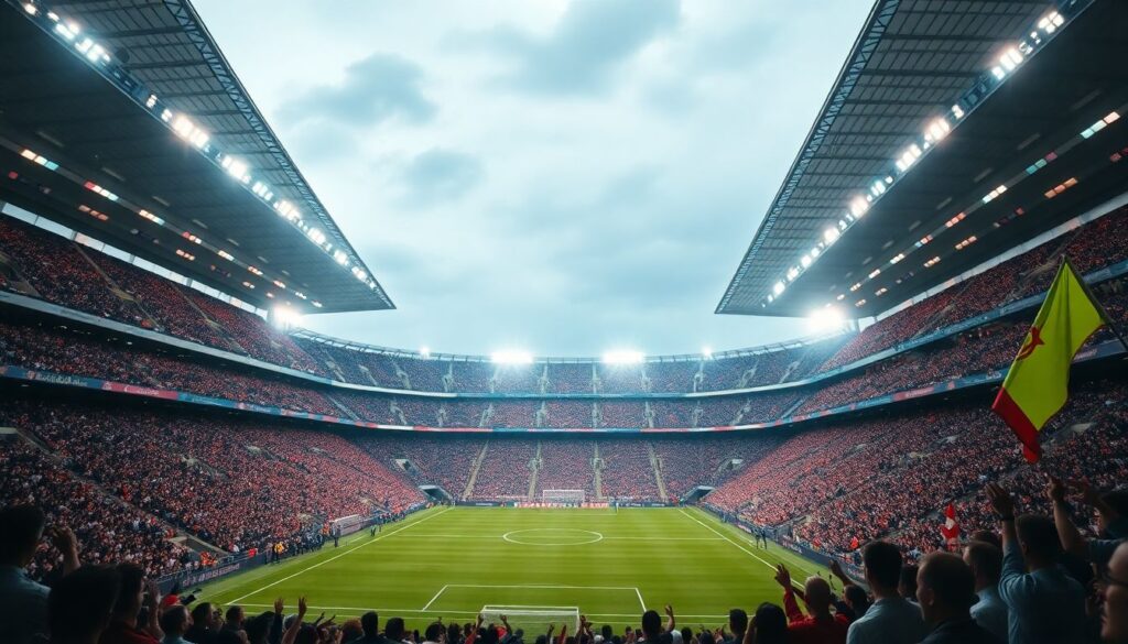 El estadio como templo moderno: rituales, liturgias y comunidad en torno al fútbol - иллюстрация