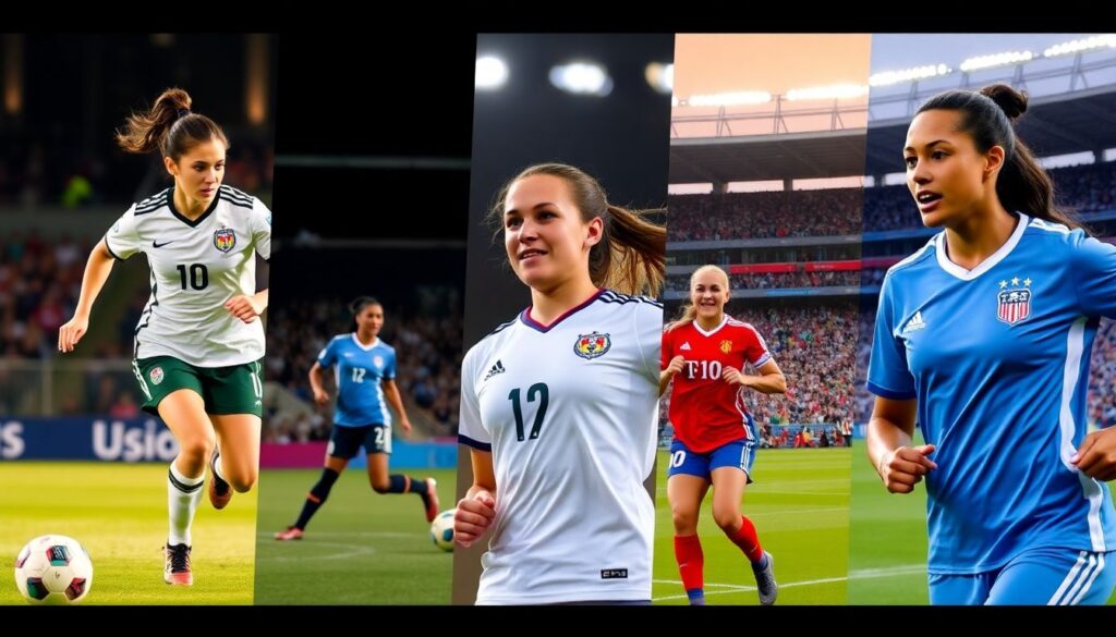 Fútbol femenino: derribando prejuicios y reescribiendo el relato histórico del deporte - иллюстрация