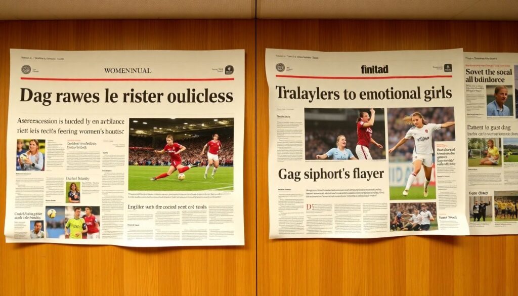 Fútbol femenino: derribando prejuicios y reescribiendo el relato histórico del deporte - иллюстрация