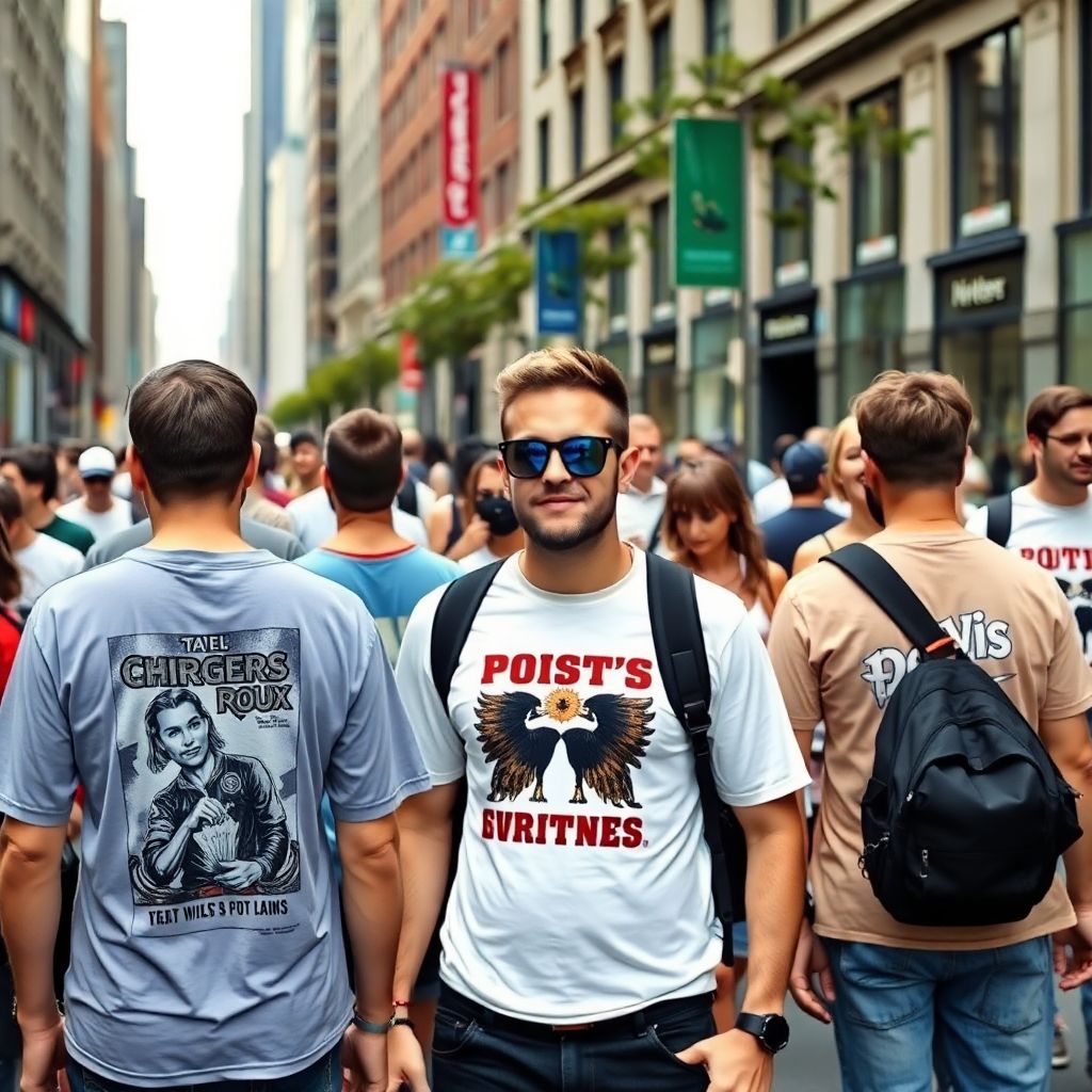Commodification of the t-shirt: from identity symbol to walking billboard