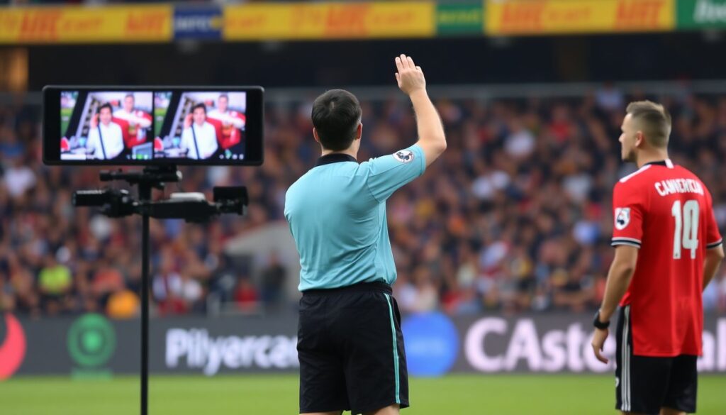 El VAR y la ilusión de la justicia perfecta: tecnología, poder y confianza en el árbitro - иллюстрация