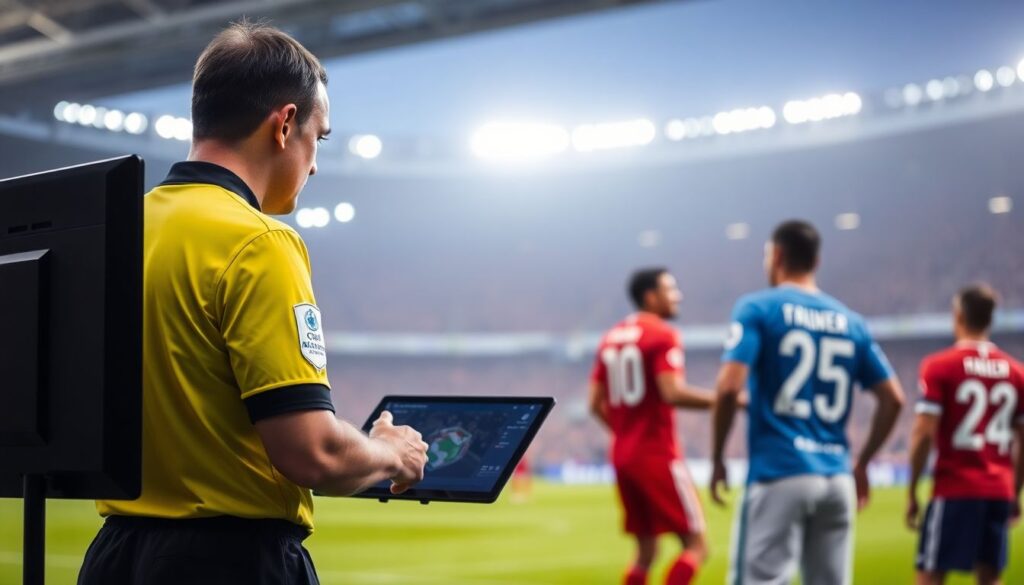 La lógica del VAR: ¿justicia tecnológica o ilusión de objetividad en el fútbol moderno? - иллюстрация
