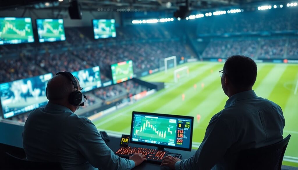 La lógica del VAR: ¿justicia tecnológica o ilusión de objetividad en el fútbol moderno? - иллюстрация