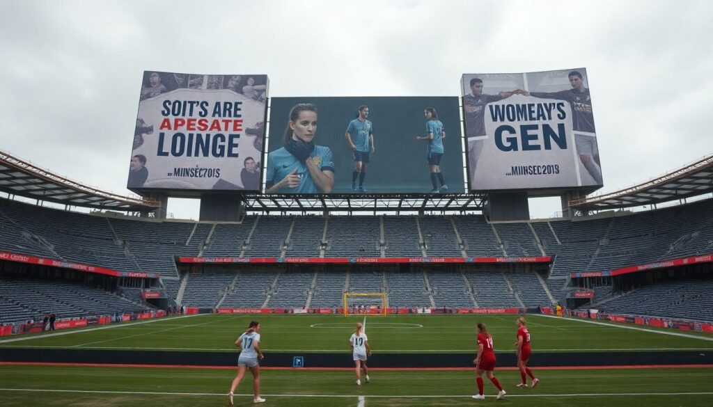 Fútbol femenino: lucha por el reconocimiento en un sistema diseñado por y para hombres - иллюстрация