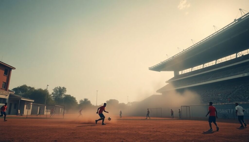 Del potrero a la marca registrada: la pérdida de la autenticidad en el fútbol moderno - иллюстрация