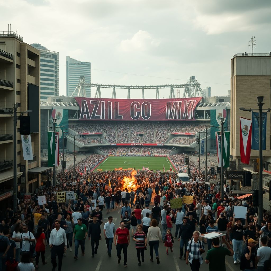 México caótico se alista al mundial 2026 entre caos, protestas y home office