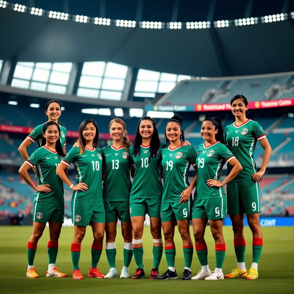 Nueva playera rosa de la selección mexicana femenil rumbo al mundial 2027